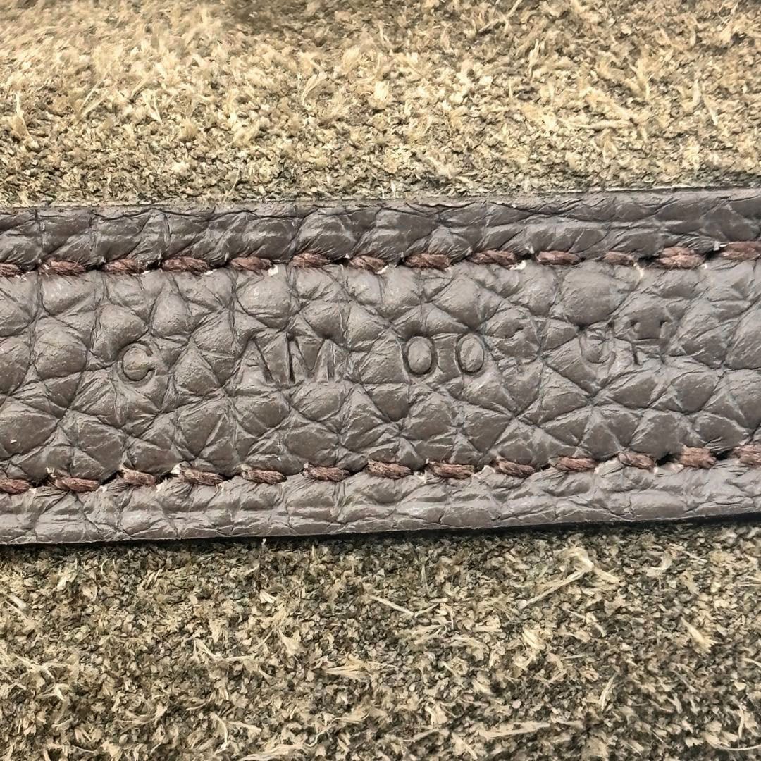 HERMES エルメス ハンドバッグ ピコタンロック22 MM トリヨンクレマンス エタン シルバー金具 C刻印