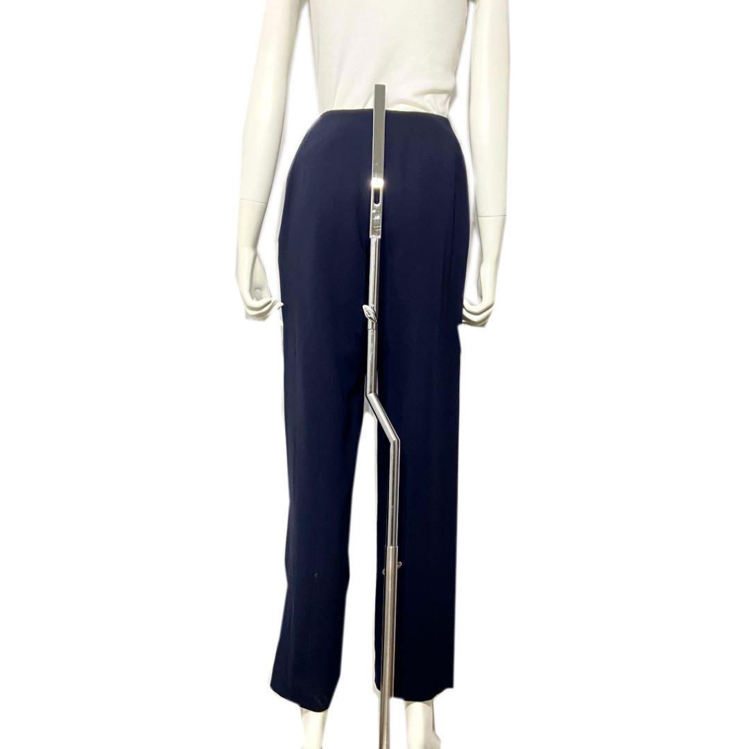 CHANEL シャネル ウールパンツ ネイビー 00C 38 レディース P15068