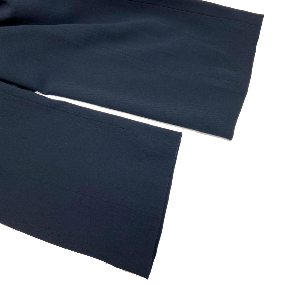 CHANEL シャネル ウールパンツ ネイビー 00C 38 レディース P15068