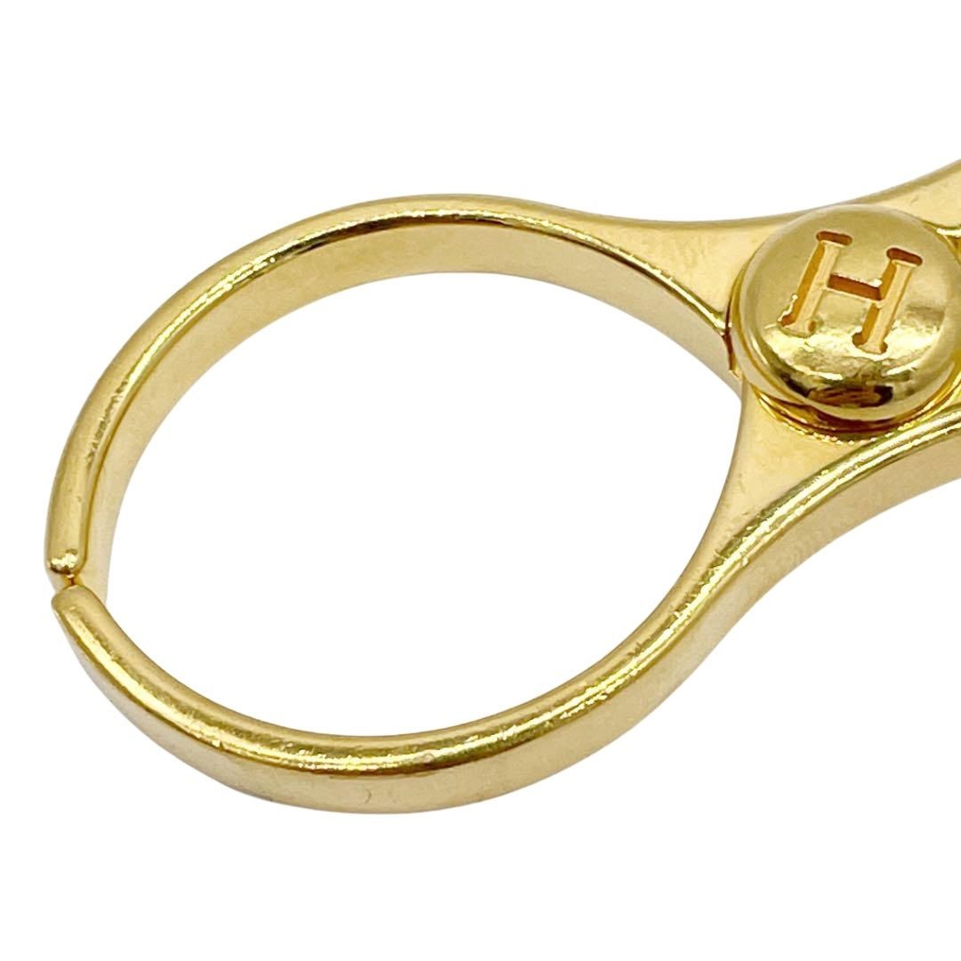 HERMES エルメス グローブホルダー チャーム フィルー（フィロー） ゴールド