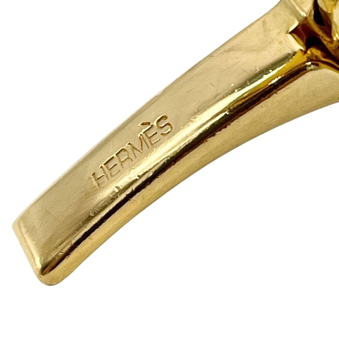HERMES エルメス グローブホルダー チャーム フィルー（フィロー） ゴールド