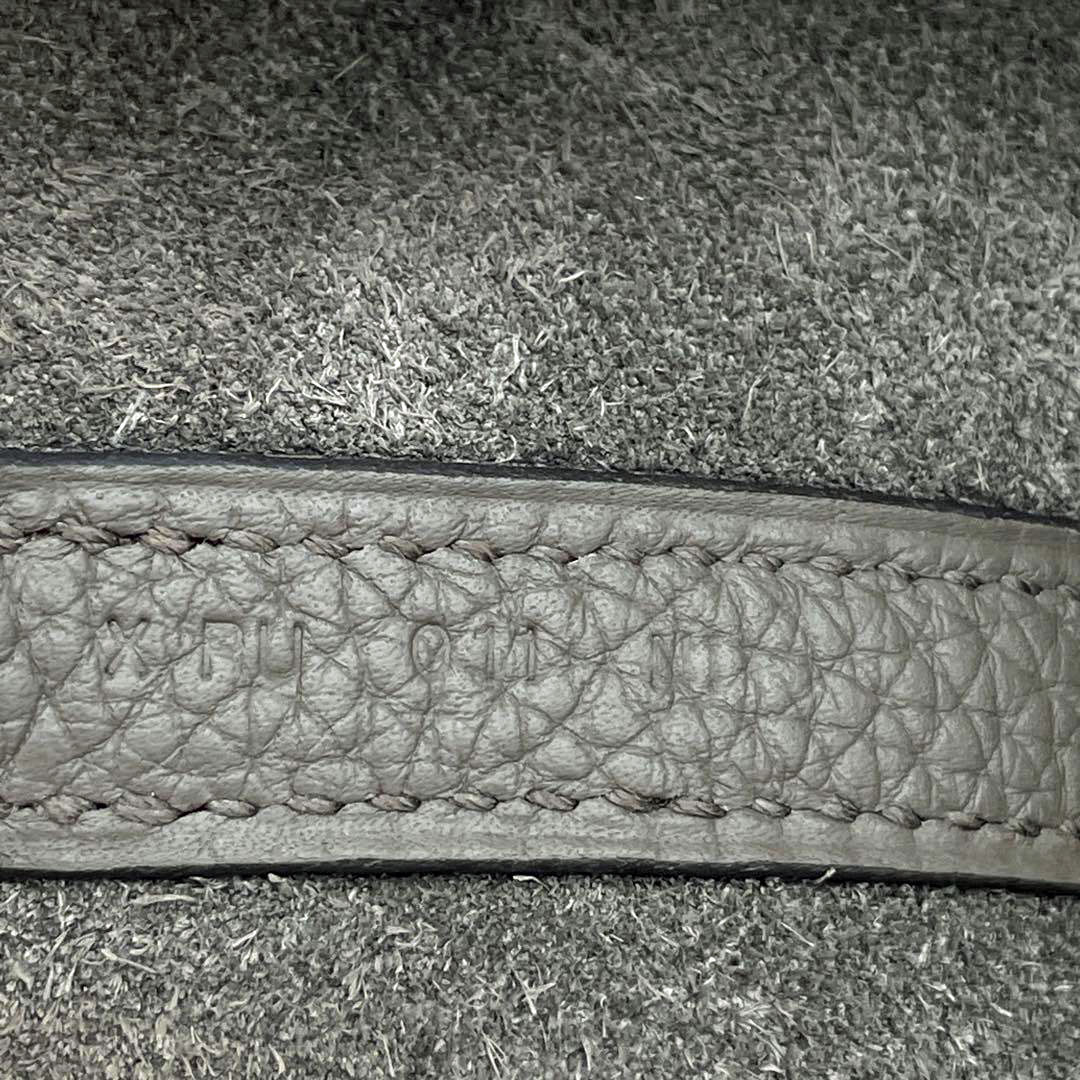 HERMES エルメス ピコタンロック22 MM トリヨンクレマンス エタン シルバー金具 Ｘ刻印