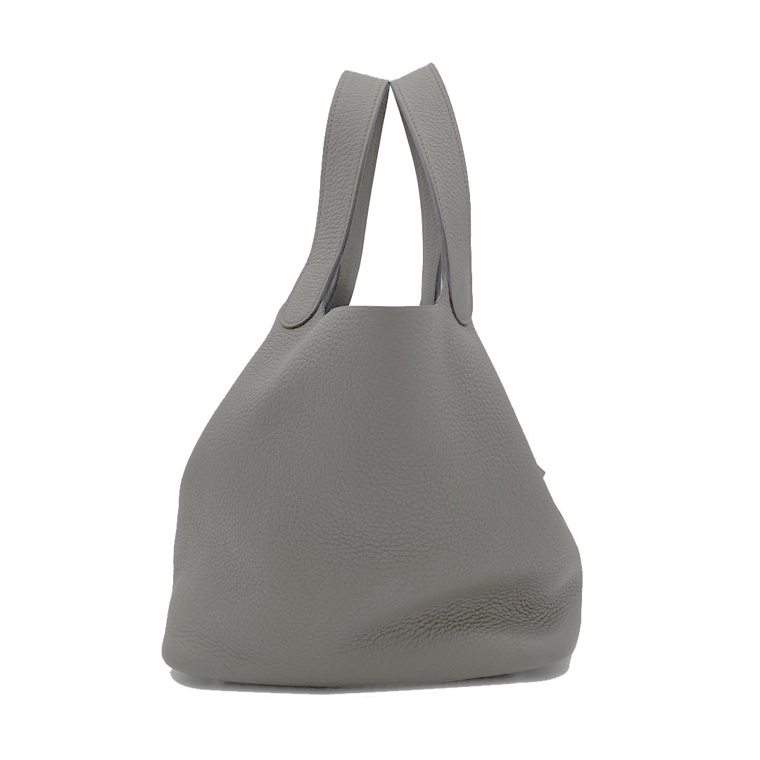 HERMES エルメス ピコタンロック22 MM トリヨンクレマンス エタン シルバー金具 Ｘ刻印