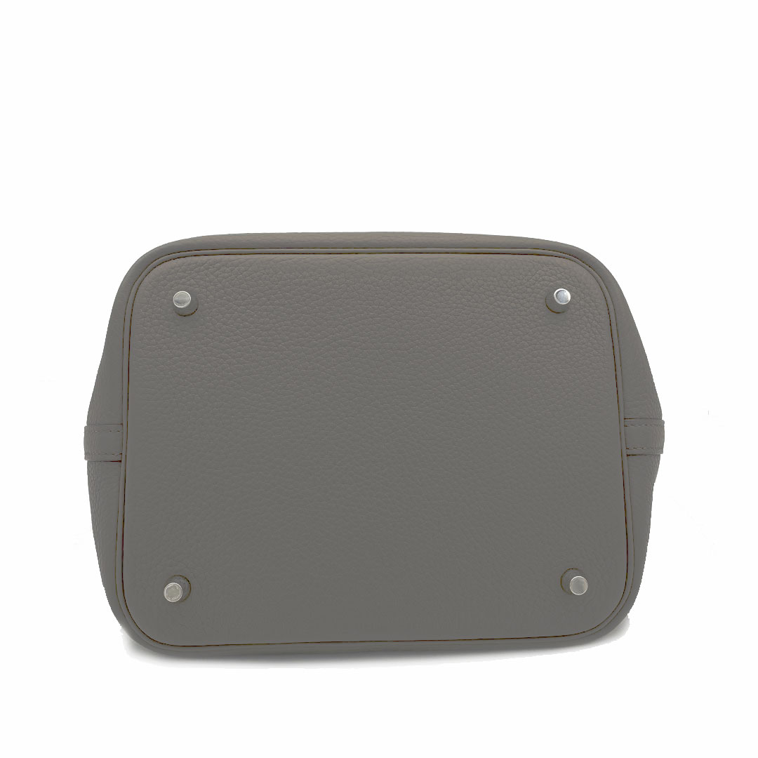 HERMES エルメス ピコタンロック22 MM トリヨンクレマンス エタン シルバー金具 Ｘ刻印