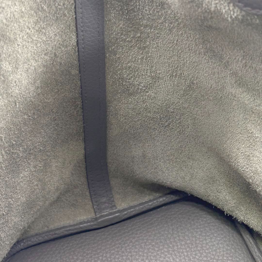 HERMES エルメス ハンドバッグ ピコタンロック22 MM トリヨンクレマンス エタン シルバー金具 C刻印