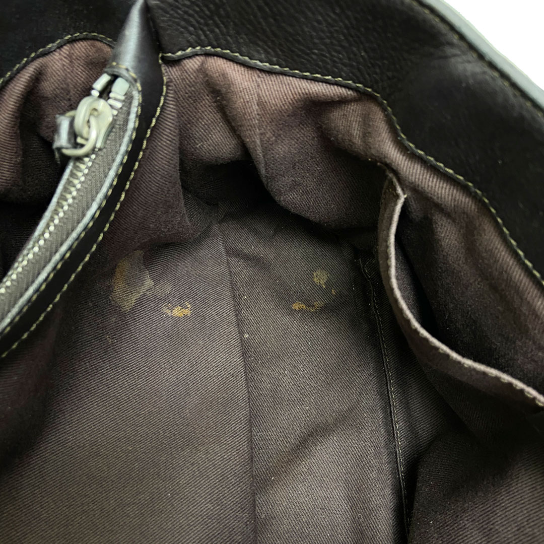 CELINE セリーヌ ブギーバッグ ハンドバッグ レザー ダークブラウン CE/00/23