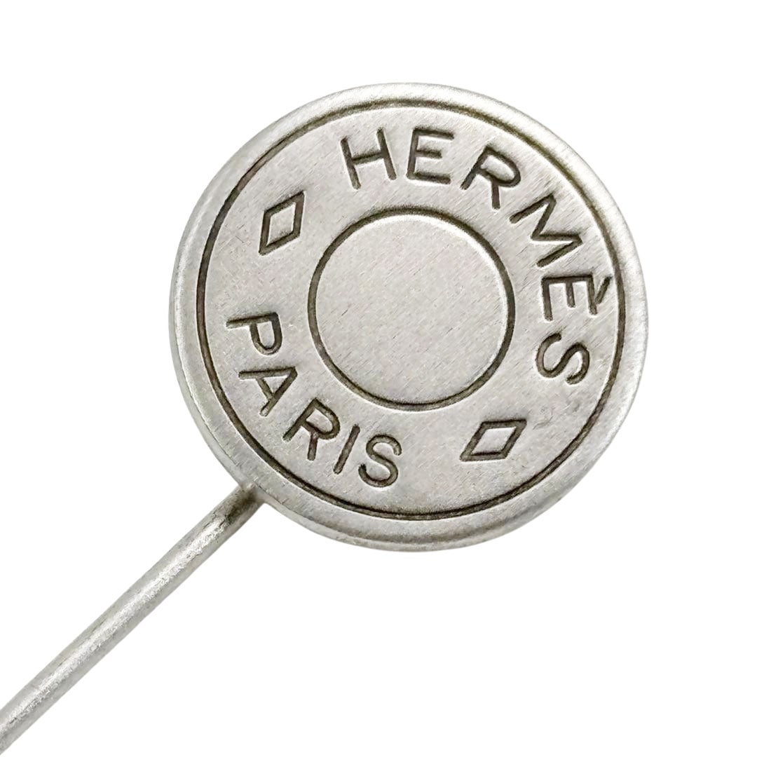 良品 HERMES エルメス セリエ ピンブローチ シルバー HERMES エルメス セリエ ピンブローチ シルバー | アクセサリー