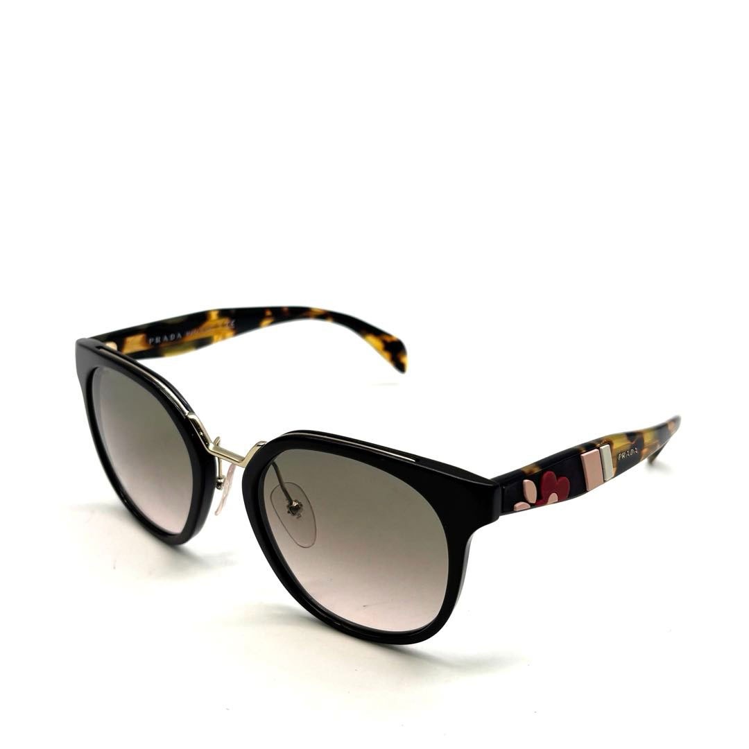 PRADA プラダ レディース サングラス 53□20 フラワー べっこう柄テンプル ブラウン系 SPR17T DHO-4K0