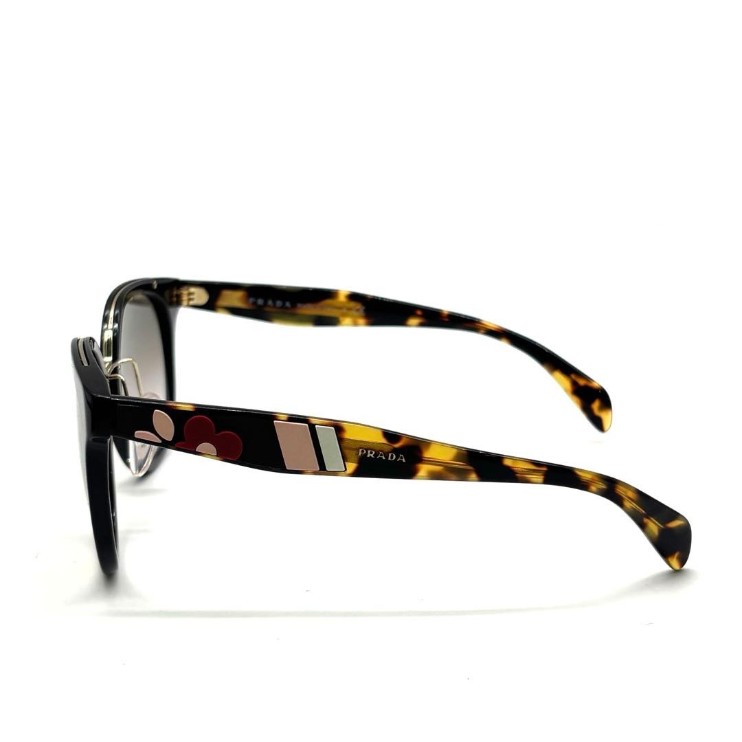 PRADA プラダ レディース サングラス 53□20 フラワー べっこう柄テンプル ブラウン系 SPR17T DHO-4K0