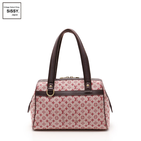 ■ルイ・ヴィトン■ ジョセフィーヌPM モノグラムミニ ハンドバッグ キャンバス レザー チェリー M92314 【LOUIS VUITTON】