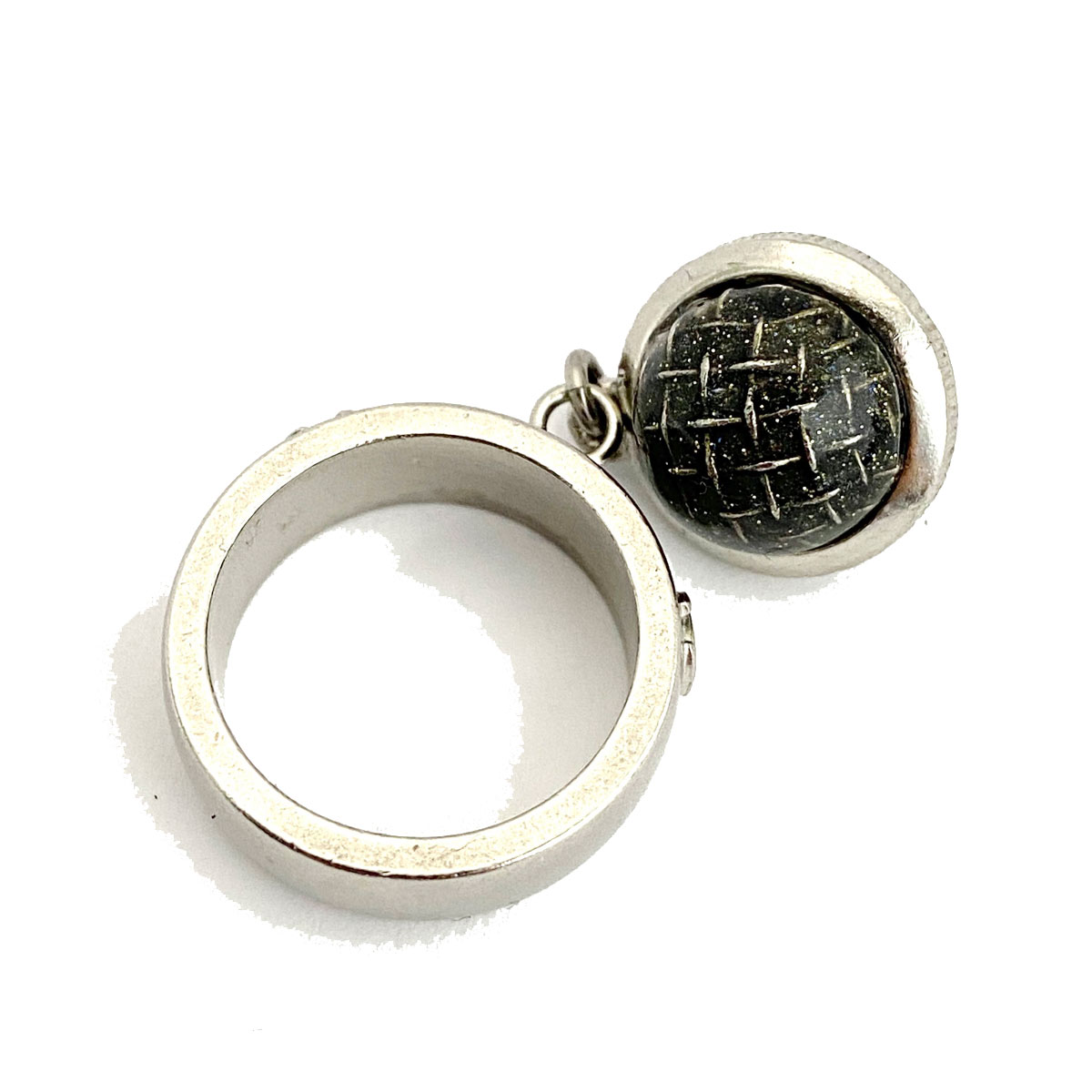 CHANEL シャネル リング 指輪 チャーム ココマーク シルバー 約12.5号 06P