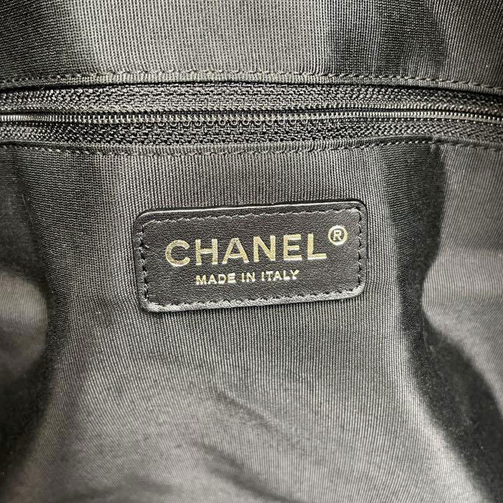 CHANEL シャネル 2WAY ボストンバッグ キャビアスキン ココマーク ブラック ゴールド金具 8番台(2003年頃製造)