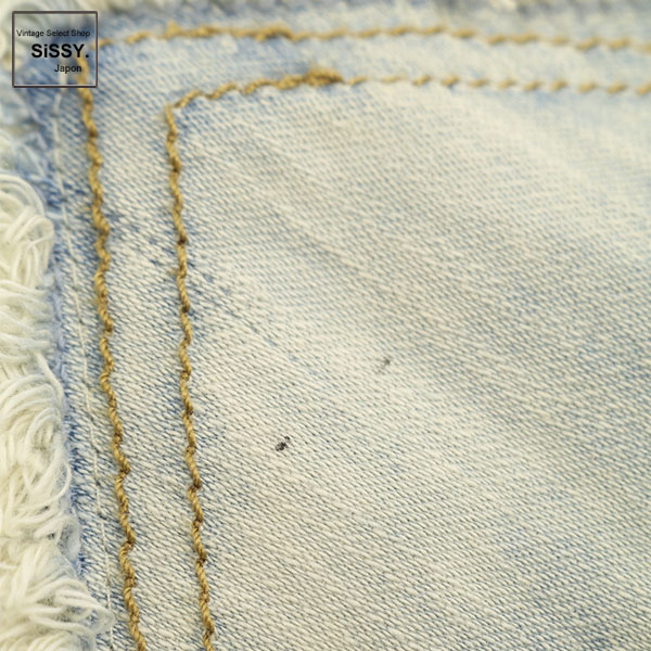 ■ドルチェアンドガッバーナ■ ツイード ノーカラーコート ベージュ 水色 デニム切替 ユーズド加工 38(S) 【DOLCE&GABBANA】