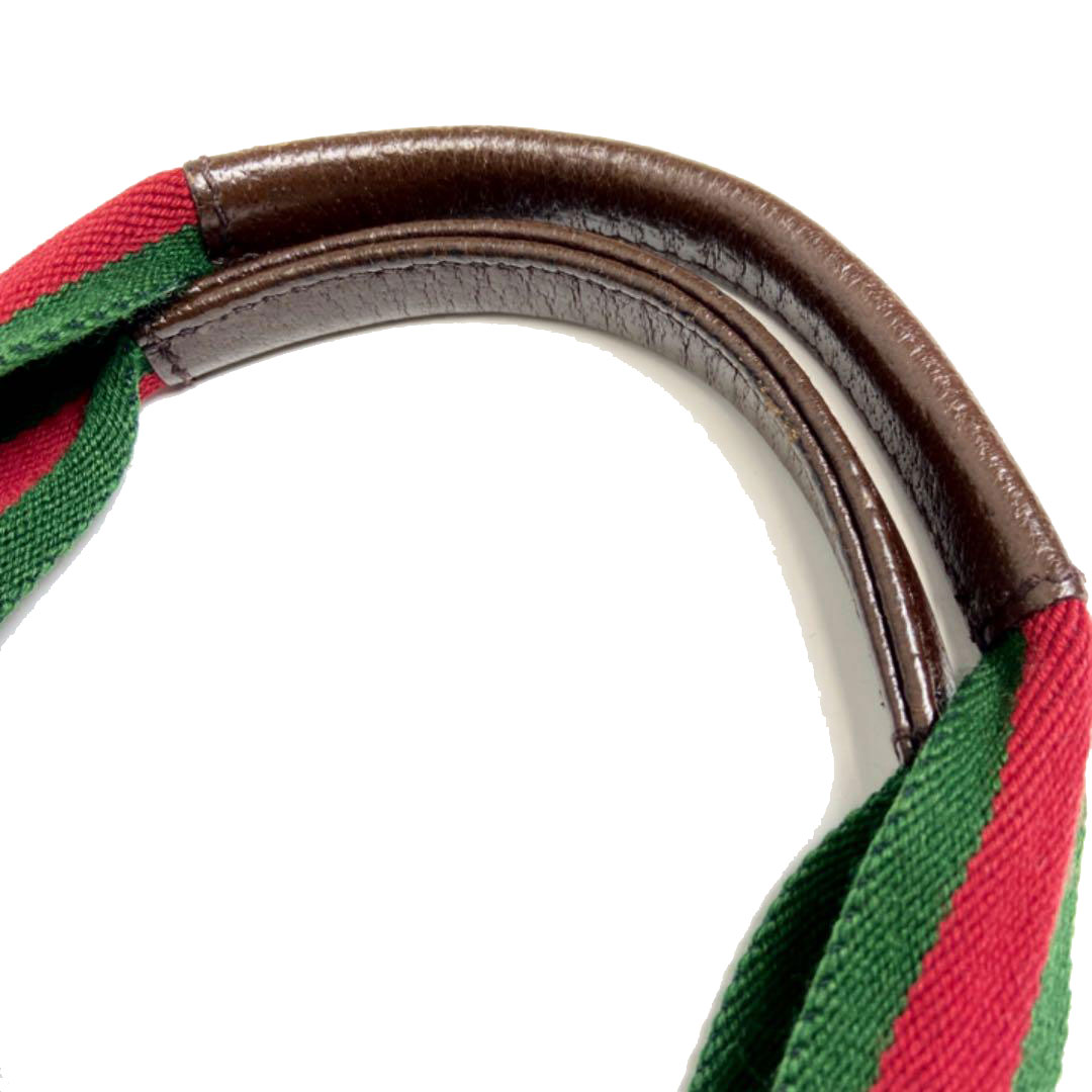 GUCCI グッチ ハンドバッグ GGキャンバス シェリーライン ベージュ ブラウン グリーン レッド 131228