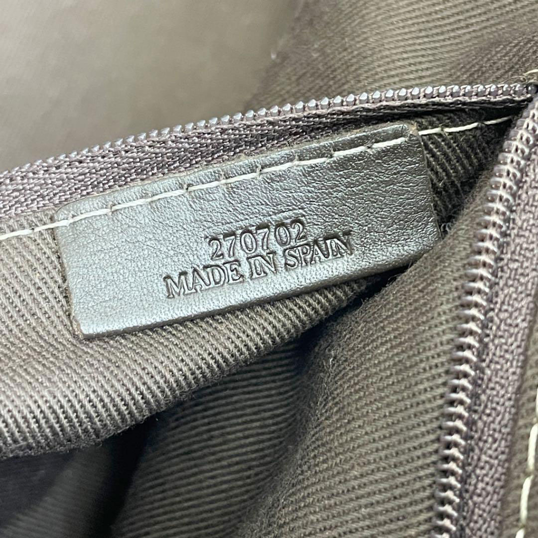 LOEWE ロエベ アマソナ28 ハンドバッグ レザーべっ甲モチーフ キャメル系