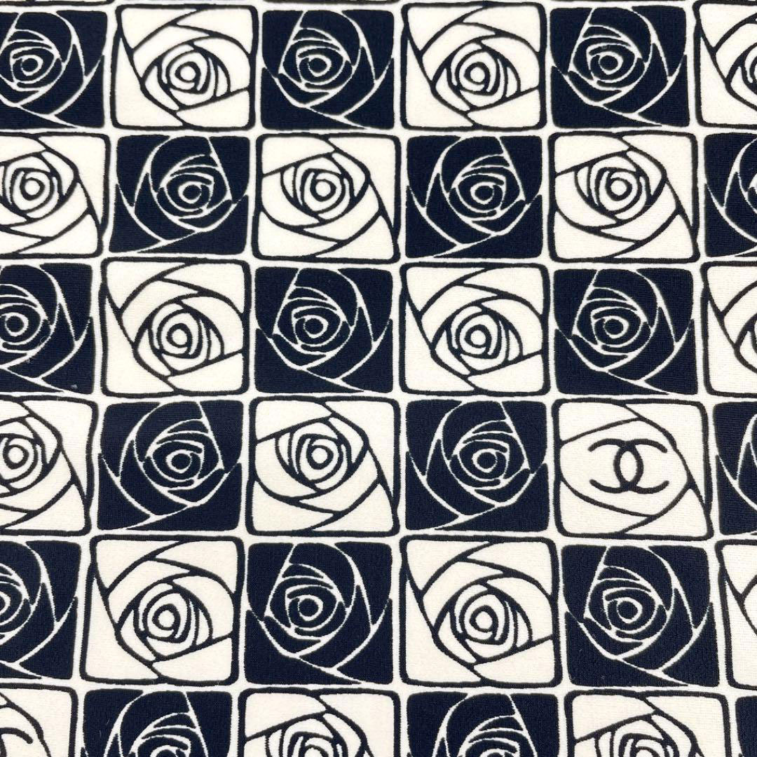 CHANEL シャネル 水着 ホルターネック カメリア ココマーク 36 ブラック 04P