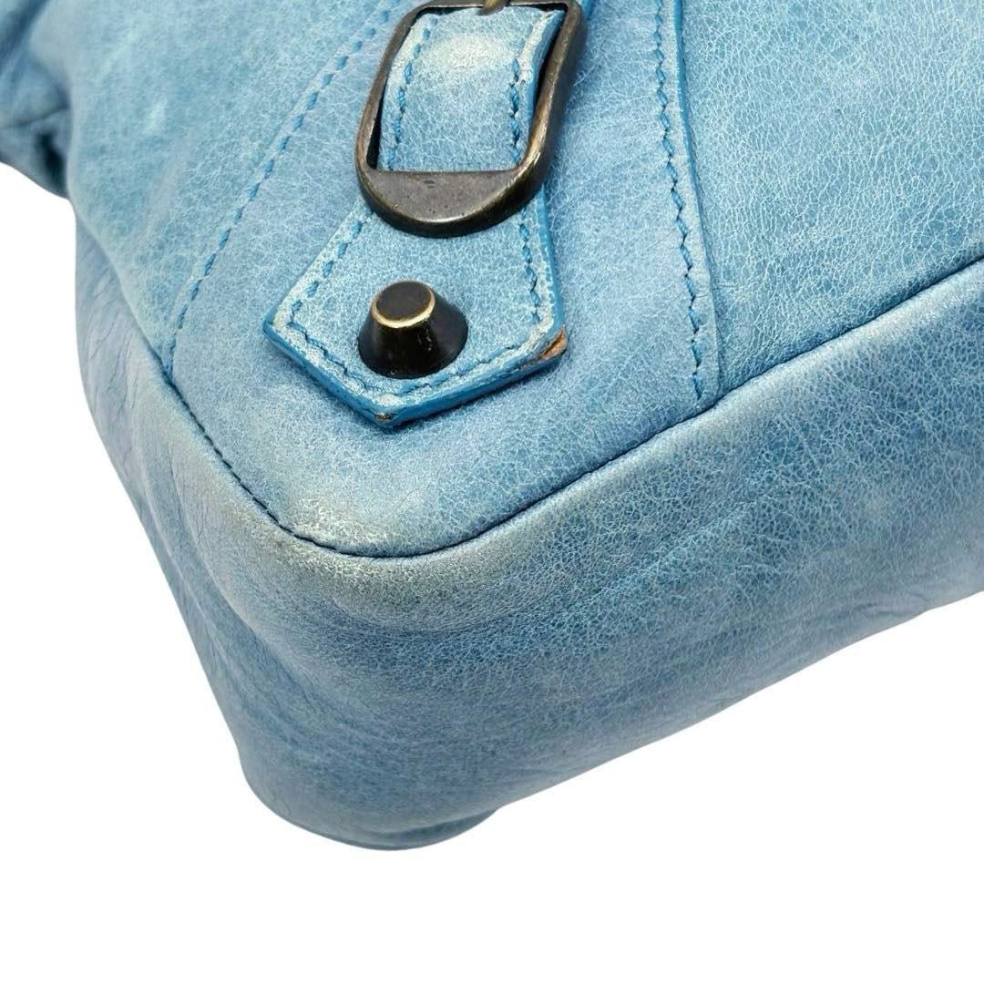 バレンシアガ  ザ・タウン ブルー 2wayバック BALENCIAGA - バレンシアガ ザ・タウン ブルー 2wayバックの通販 by