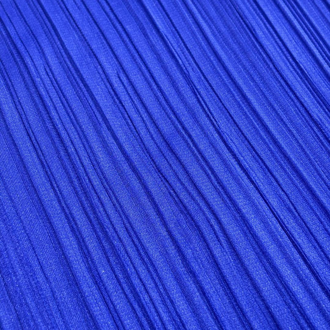 PLEATS PLEASE ISSEY MIYAKE プリーツプリーズ イッセイミヤケ ノースリーブワンピース サイズ3(約L) ブルー