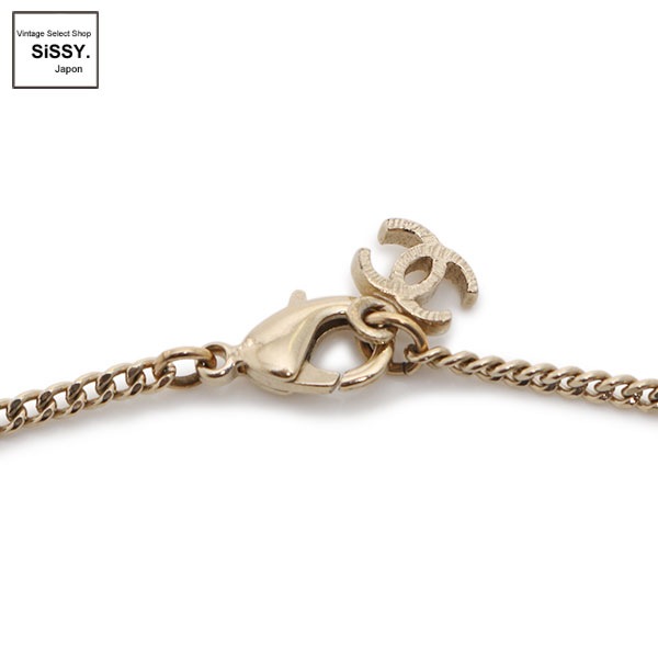 ■シャネル■ ロングネックレス ココマーク シャンパンゴールド A15C 【CHANEL】