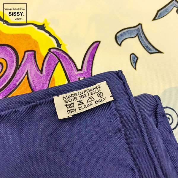 □エルメス□ スカーフ カレ90「 THE ALFEE AUBE」 スカーフ シルク