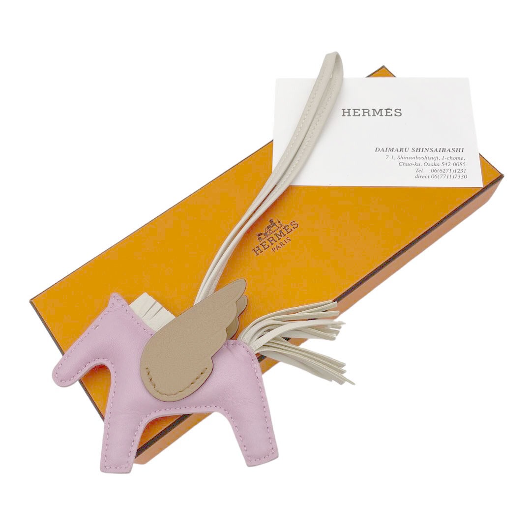 HERMES エルメス ロデオチャームPM ペガサス アニョーミロ ヴォースイフト モーヴシルベストル クレ チャイ U刻印