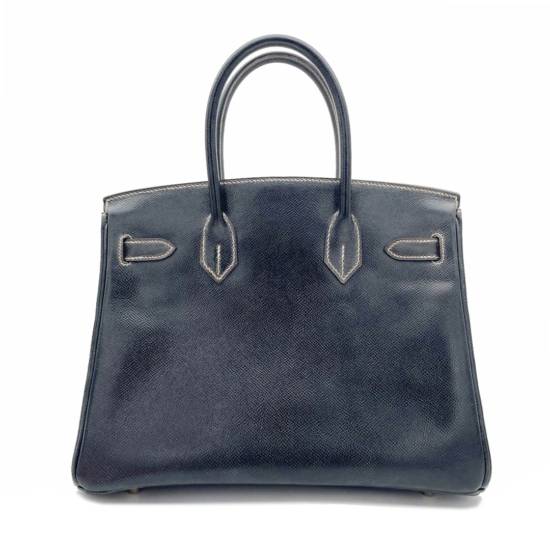 HERMES エルメス バーキン30 ハンドバッグ クシュベル ブラック 