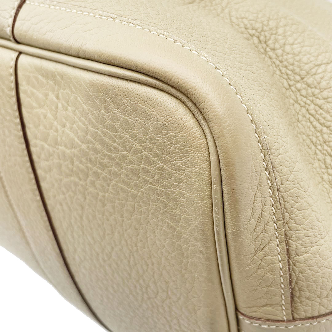 HERMES エルメス トートバッグ ガーデンパーティPM ネゴンダ ベージュ系 □L刻印