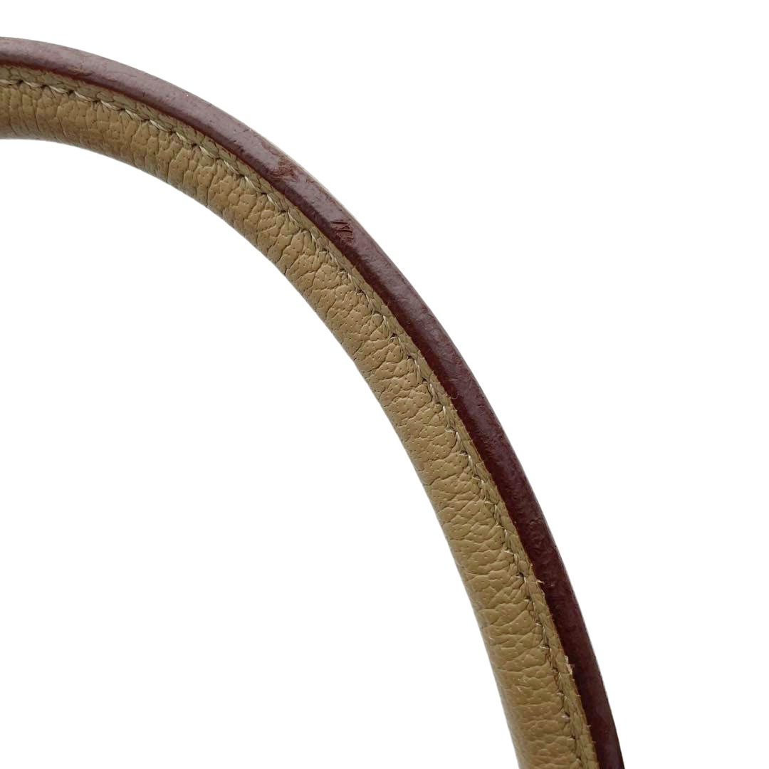 HERMES エルメス トートバッグ ガーデンパーティPM ネゴンダ ベージュ系 □L刻印