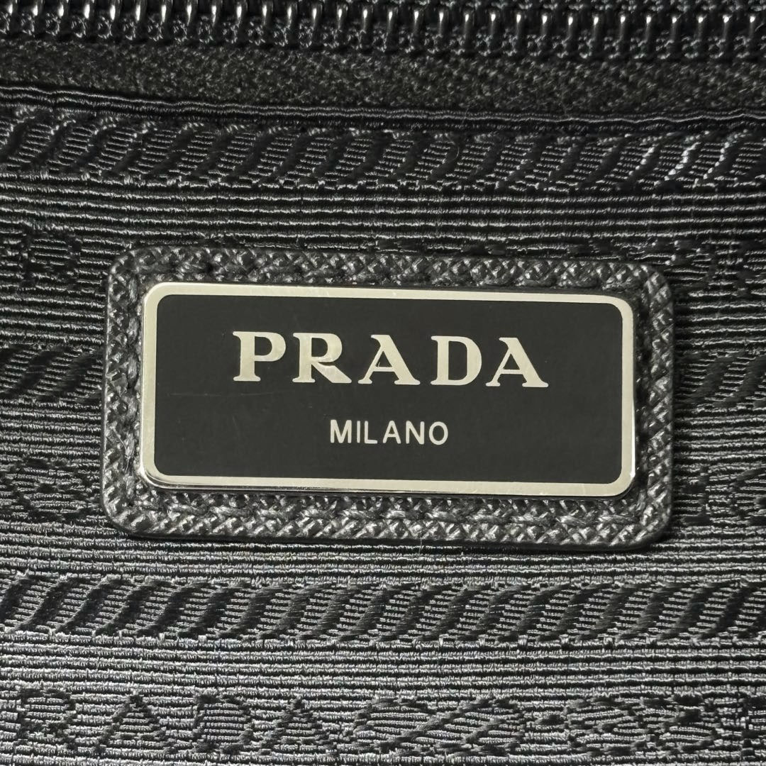 PRADA プラダ 2WAYボストンバッグ テスートナイロン/サフィアーノレザー ブラック 2VC002