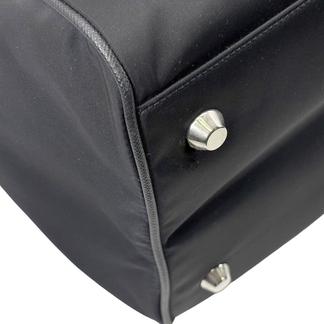 PRADA プラダ 2WAYボストンバッグ テスートナイロン/サフィアーノレザー ブラック 2VC002