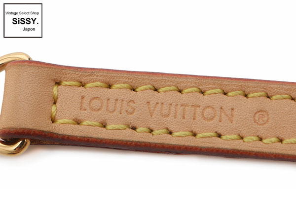 ルイ・ヴィトン ■LOUIS VUITTON■ ショルダーストラップ ヌメ革 レザー ゴールド金具 J00145