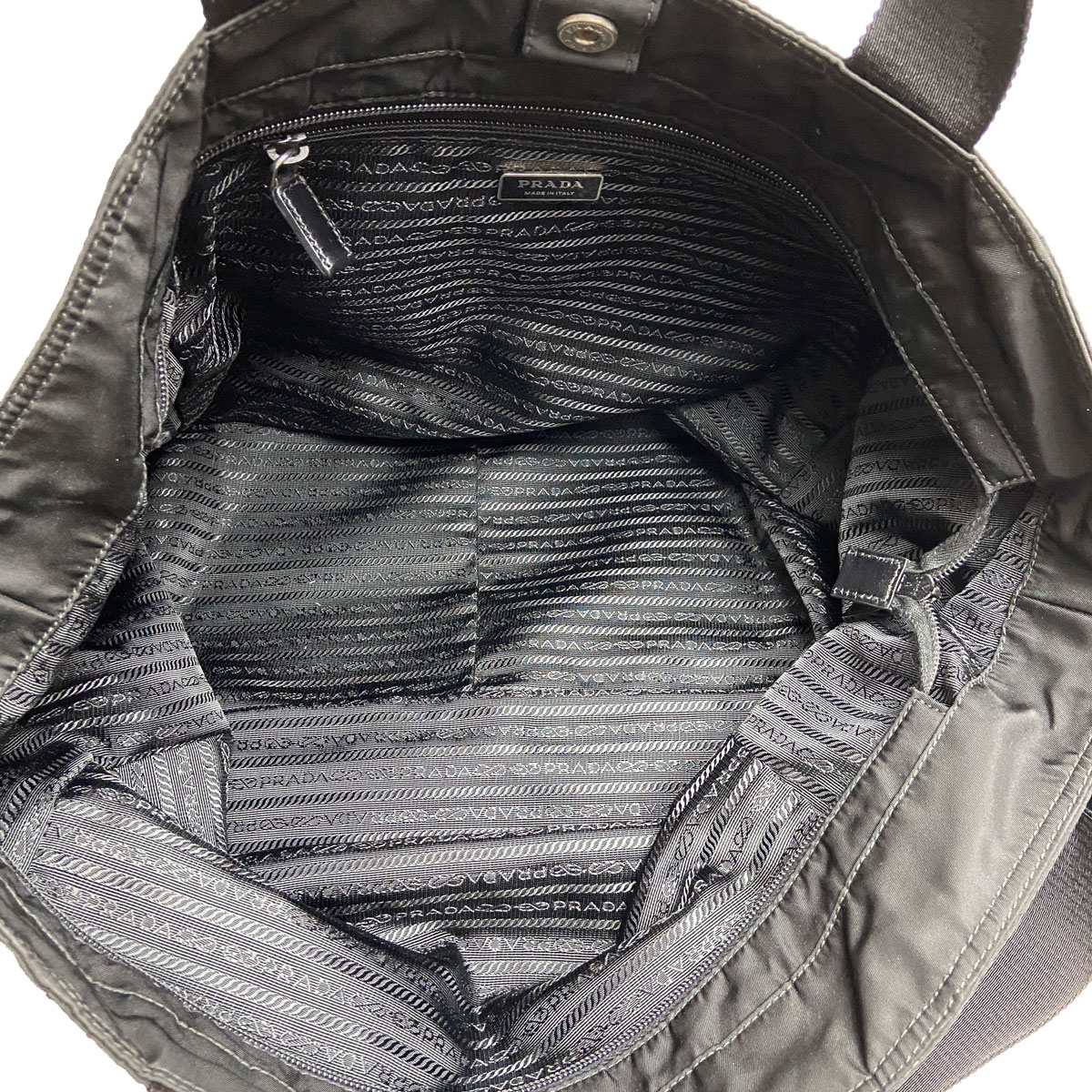 PRADA ブラック ナイロン トートバッグ PRADA プラダ 2WAY トートバッグ ナイロン ブラック BR4051