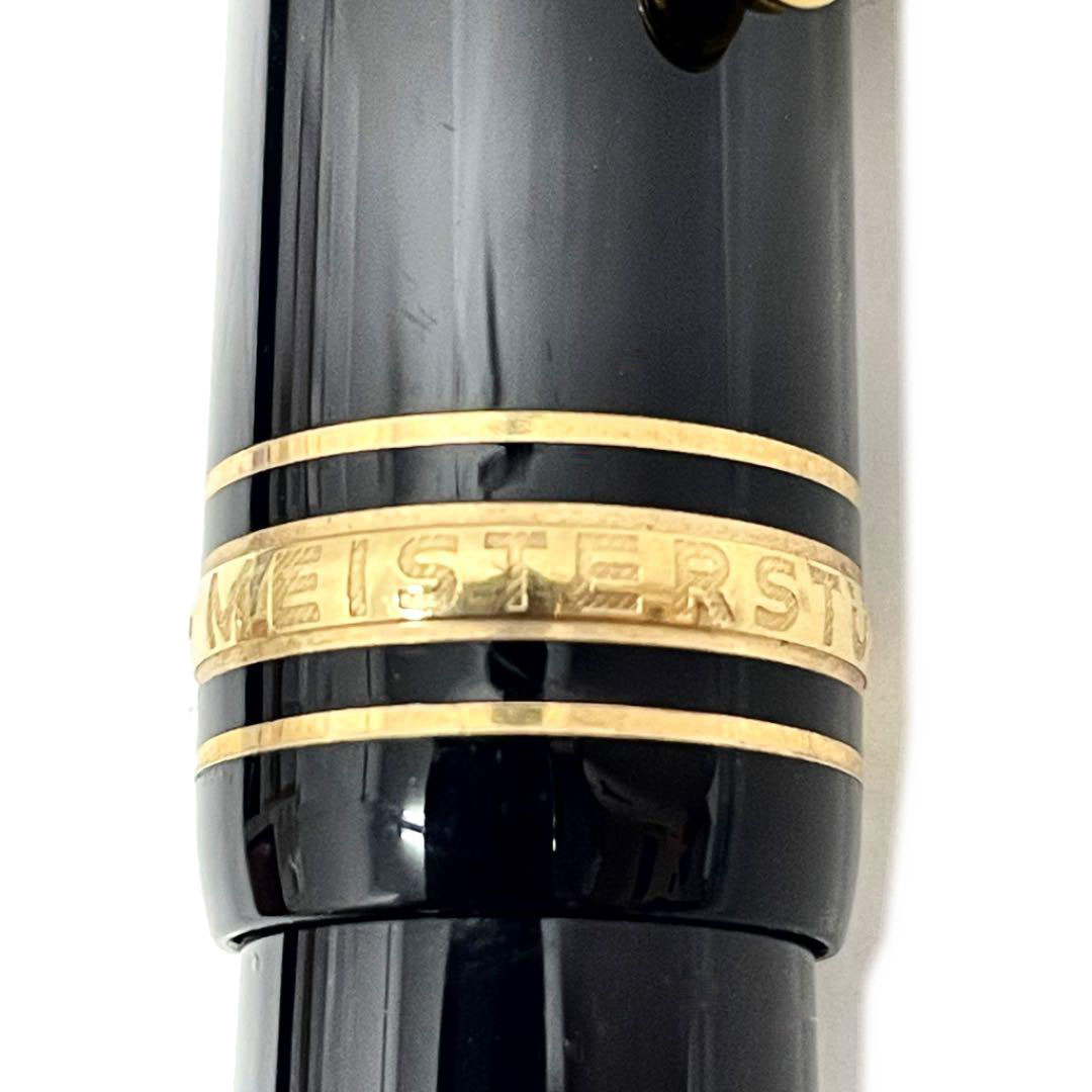 MONCBLANC モンブラン マイスターシュテュック 万年筆 14K剣先 ブラック