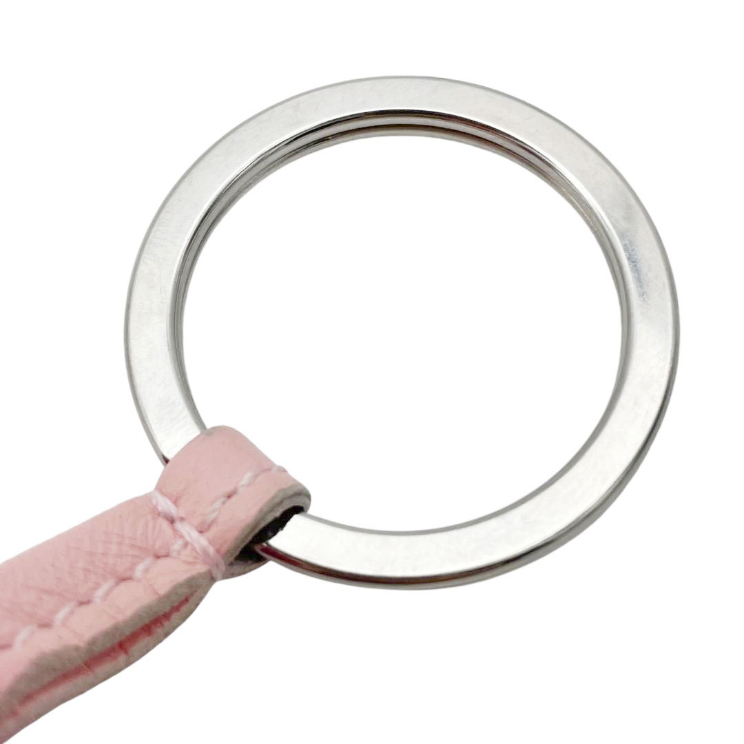 エルメス カルメン トリコロール キーホルダー ローズテキサス HERMES（エルメス） カルメン トリコロール キーホルダー ローズ