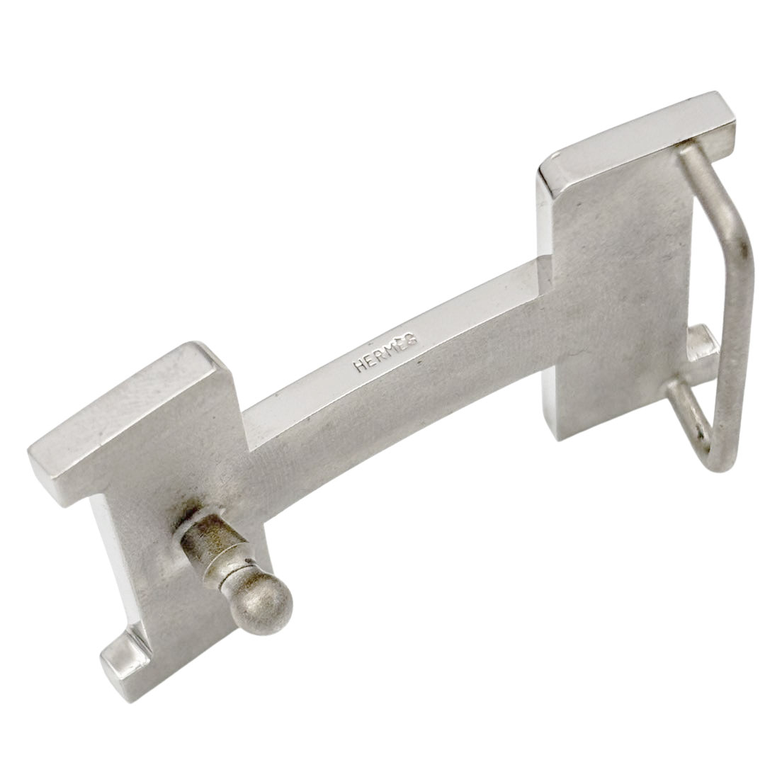 HERMES エルメス Hベルト ミニコンスタンス 80 リバーシブル ボックスカーフ/トリヨンクレマンス ブラック/ゴールド/シルバー金具 □E刻印