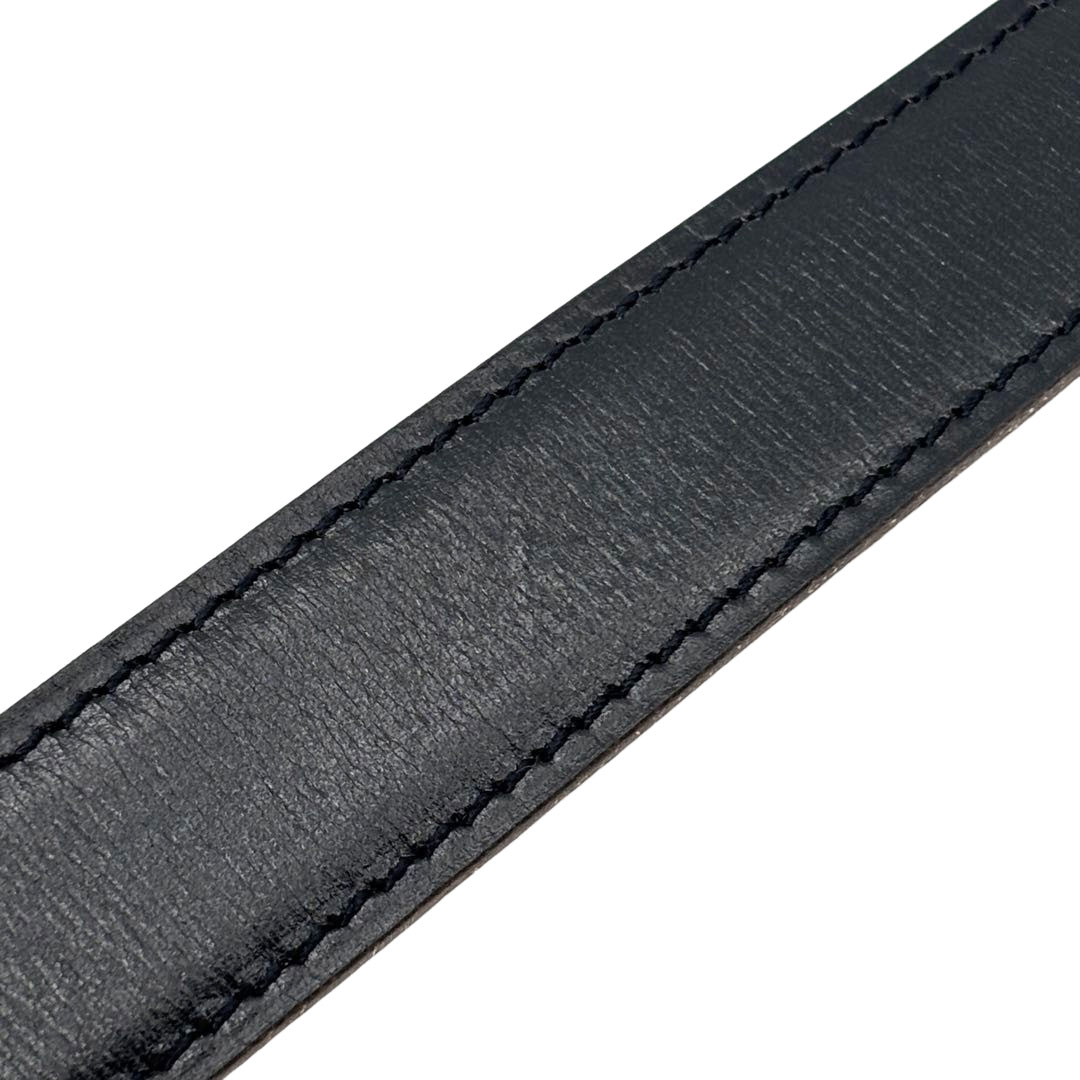 HERMES エルメス Hベルト ミニコンスタンス 80 リバーシブル ボックスカーフ/トリヨンクレマンス ブラック/ゴールド/シルバー金具 □E刻印