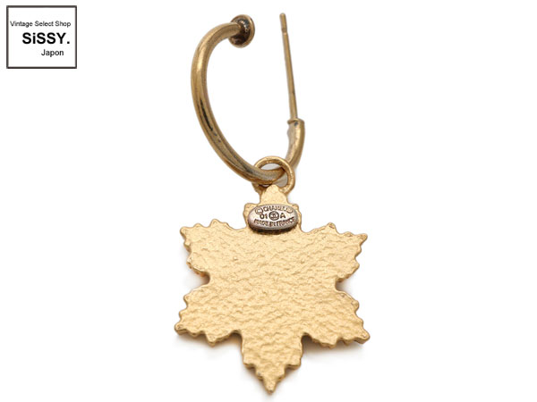 シャネル ■CHANEL■ ピアス メタル ゴールド 雪の結晶 01A