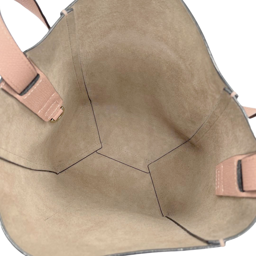 Valextra ヴァレクストラ バケットバッグ スモール ソフトカーフスキン ローズピンク