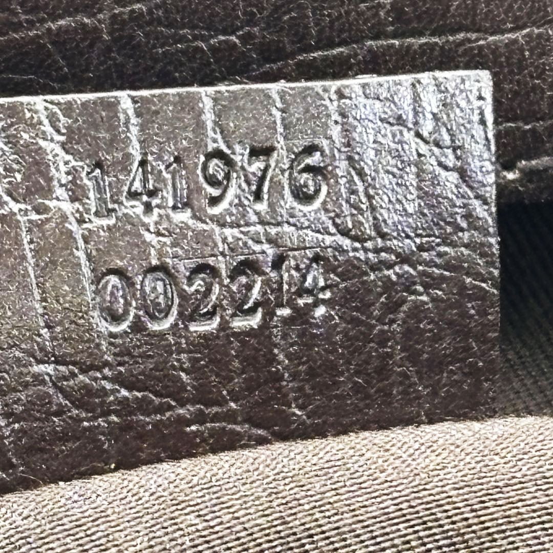 GUCCI グッチ ミニトートバッグ GGスプリーム PVC レザー ベージュ ブラウン 141976