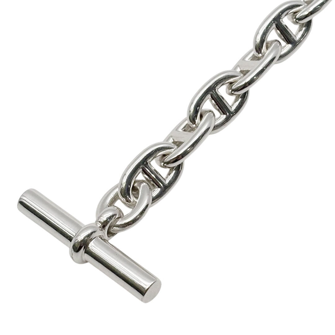 HERMES エルメス ブレスレット シェーヌダンクルMM 16コマ Ag925 シルバー 57.0g
