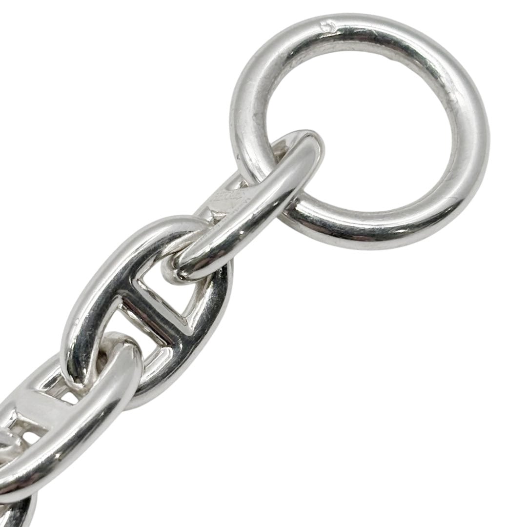HERMES エルメス ブレスレット シェーヌダンクルMM 16コマ Ag925 シルバー 57.0g