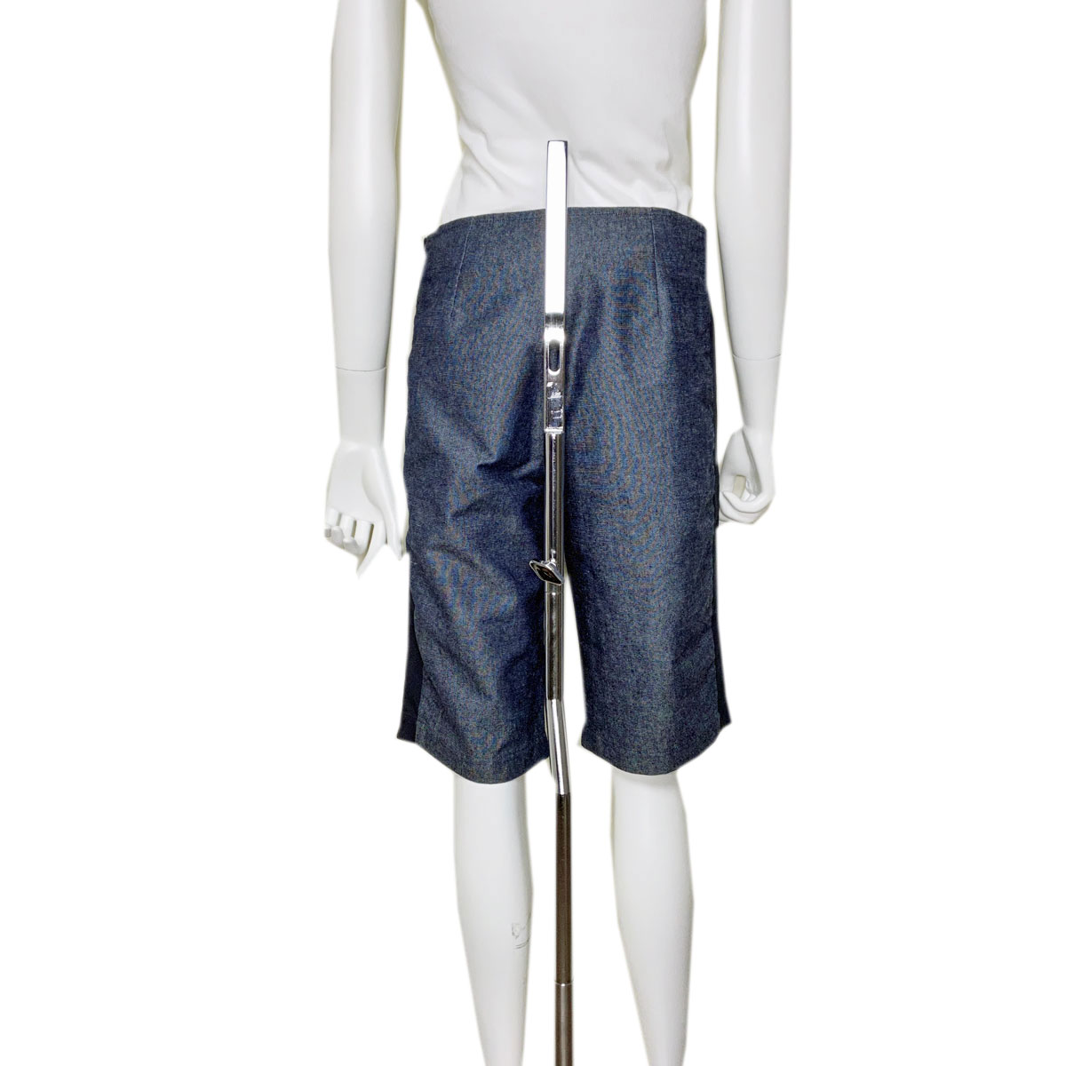 ■シャネル■ デニム ハーフパンツ 00C ネイビー 38 【CHANEL】