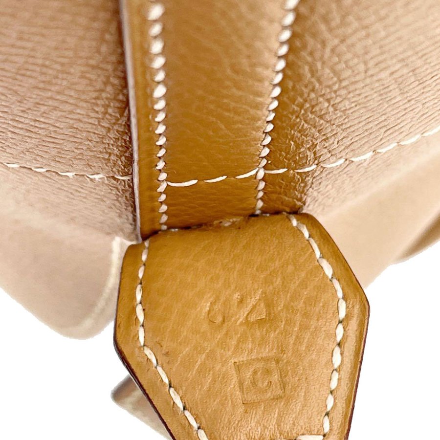 HERMES エルメス ハンドバッグ ボリード37 クシュベル ナチュラル ゴールド金具 □C刻印