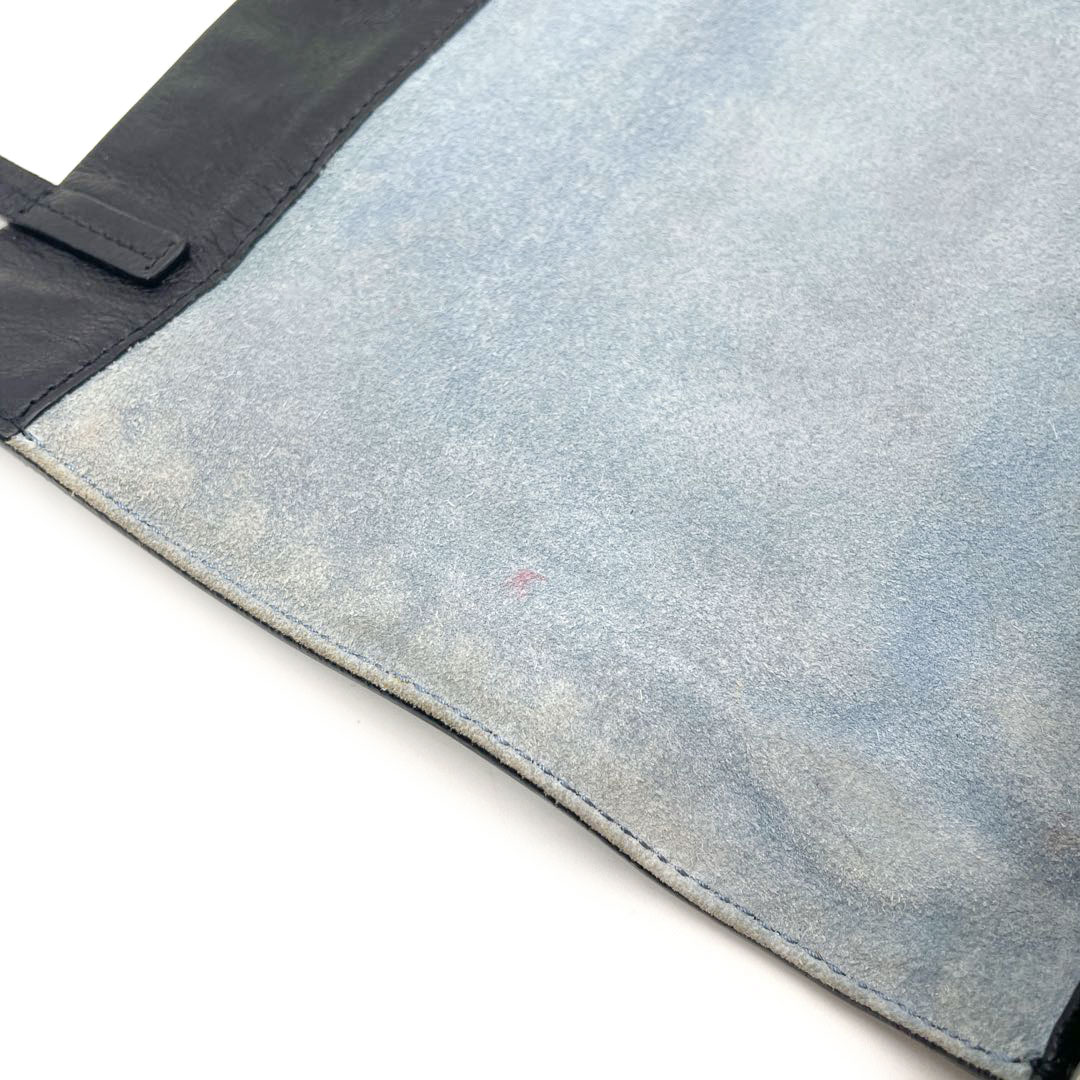 PRADA プラダ ショルダーバッグ エティケット レザー/スタッズ ブラック/シルバー金具 1BD082