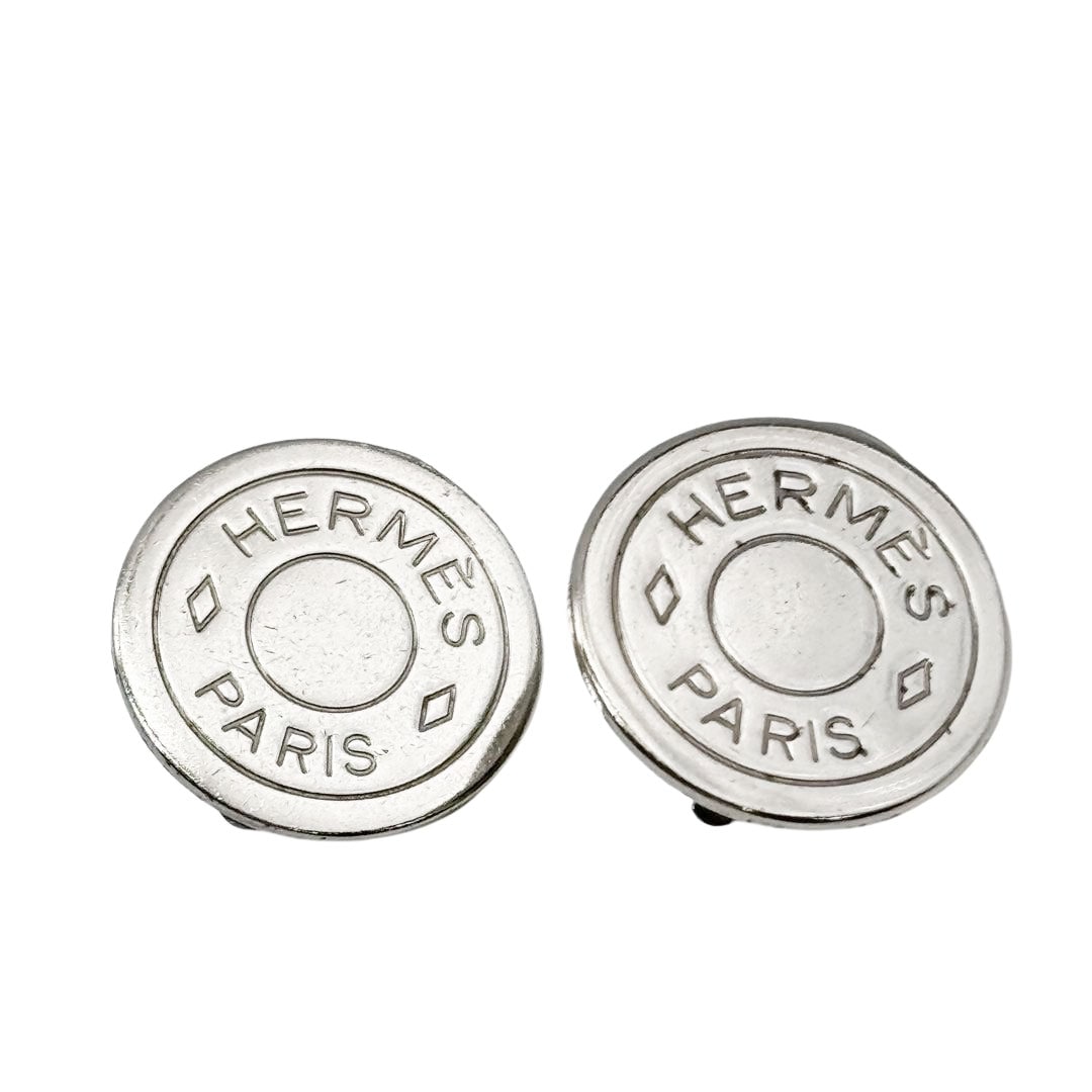 エルメスHERMES　セリエ　イヤリングとシルバーネックレスチャームのセット エルメスHERMES セリエ イヤリングとシルバーネックレスチャーム