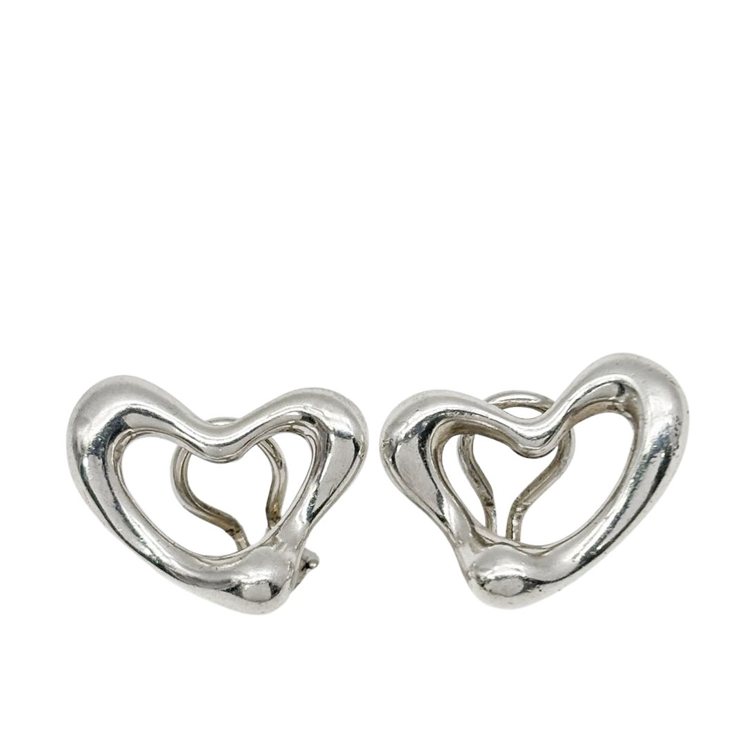 TIFFANY&Co. ティファニー イヤリング オープンハート 925 シルバー 11.4g