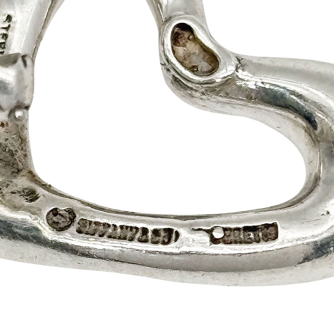 TIFFANY&Co. ティファニー イヤリング オープンハート 925 シルバー 11.4g