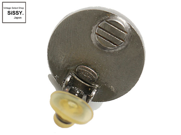 シャネル ■CHANEL■ イヤリング ココマーク レザー メタル シルバー ブラック 00A