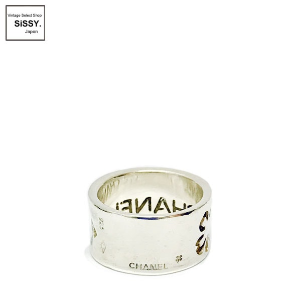 ■シャネル■ ロゴ リング 指輪 クローバー No.5 SV925 シルバー 【CHANEL】