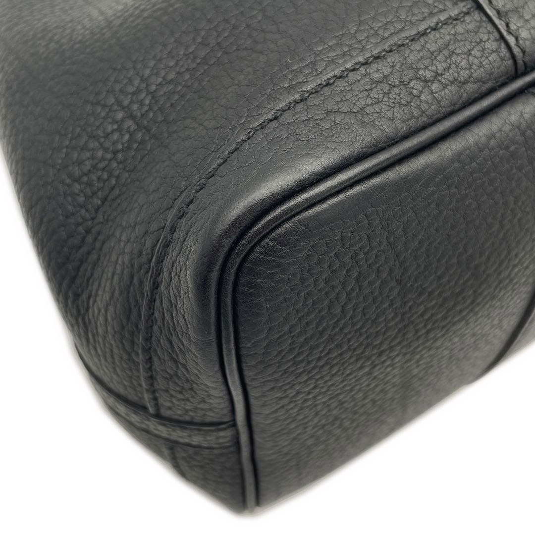 HERMES エルメス トートバッグ ガーデンパーティTPM ネゴンダ ブラック □K刻印